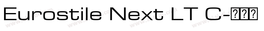 Eurostile Next LT C字体转换